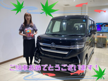 K様にスペーシアをご納車しました！